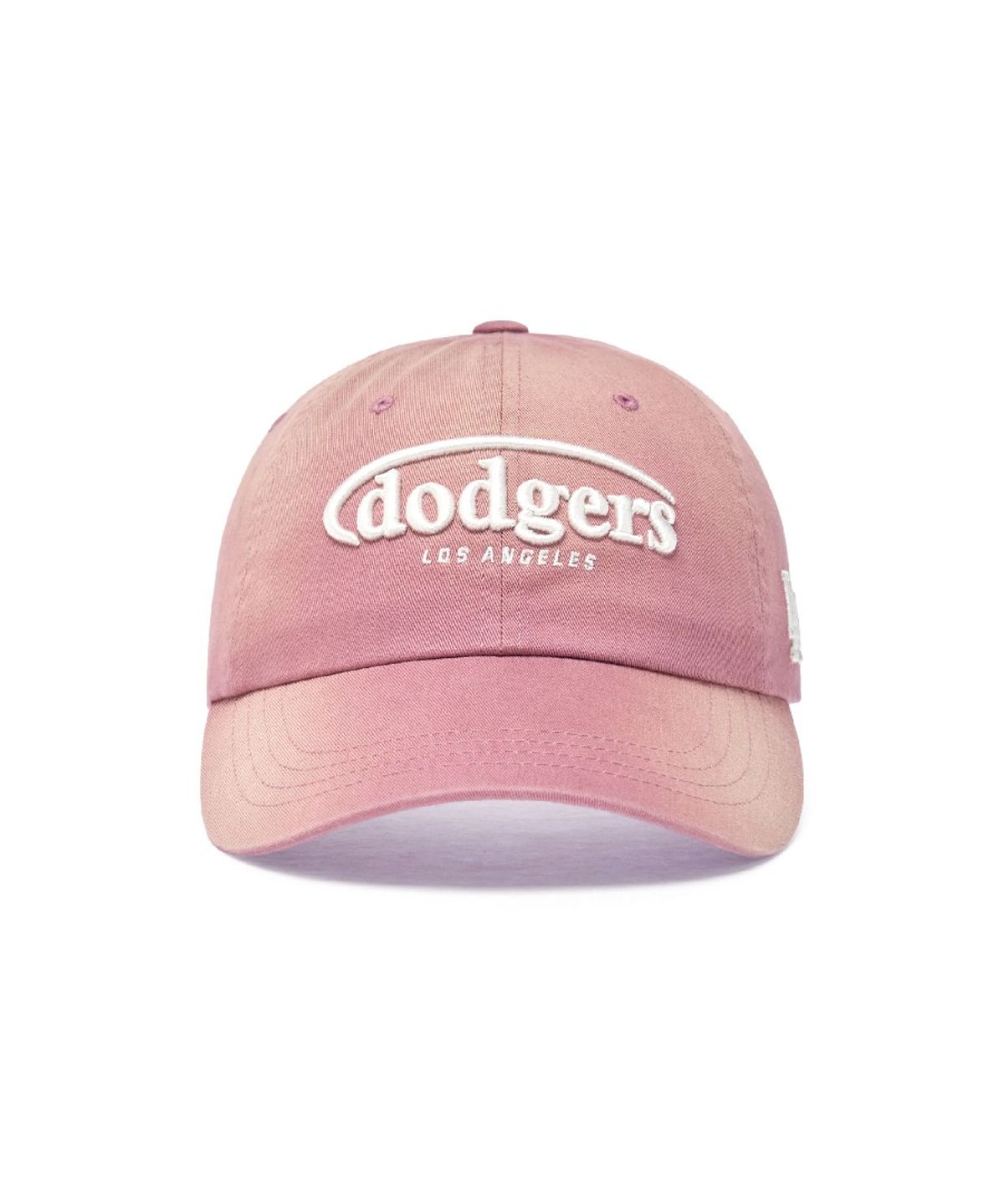 엠엘비(MLB) 빈티지 워싱 커브 로고 언스트럭쳐 볼캡 LA (Pink)