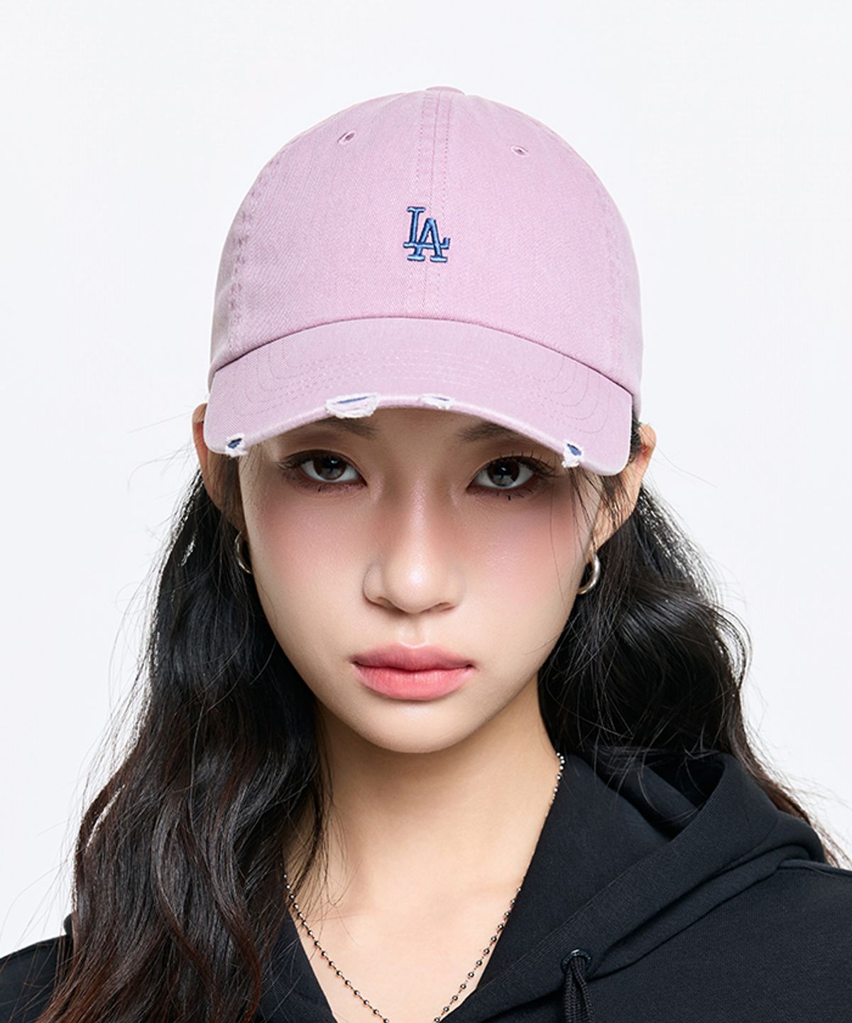 엠엘비(MLB) 빈티지 나노 언스트럭쳐 볼캡 LA (Pink)