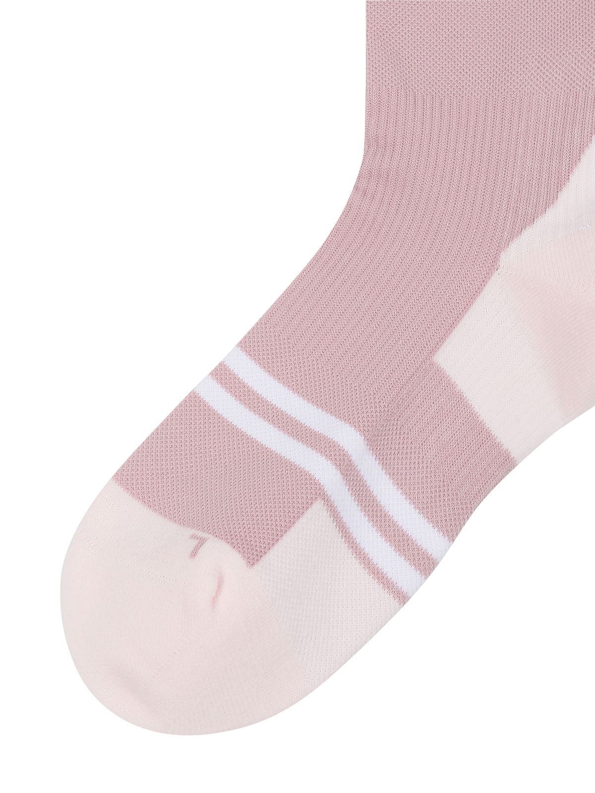 다이나핏(DYNAFIT) 러닝 사선 스트라이프 크루삭스_Pink YUA26S14P5
