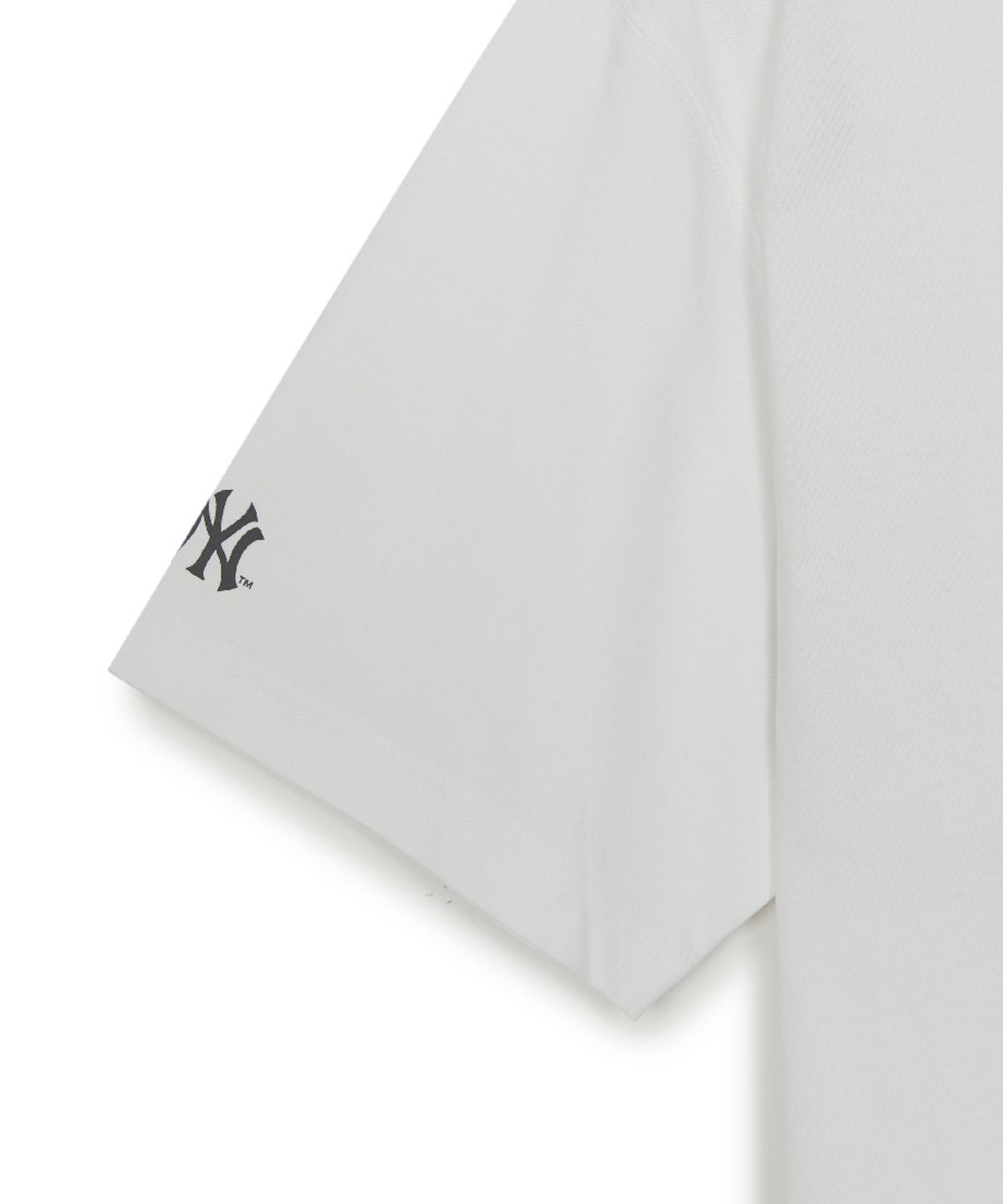 엠엘비(MLB) 베이직 심플 스트릿 로고 오버핏 반팔 티셔츠 NY (White)