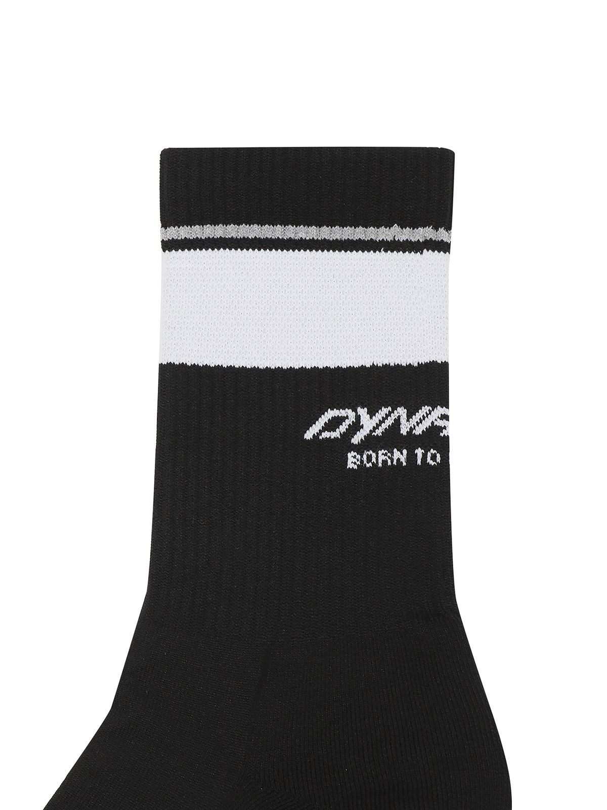 다이나핏(DYNAFIT) 러닝 스트라이프 크루삭스_Black YUA26S13Z1