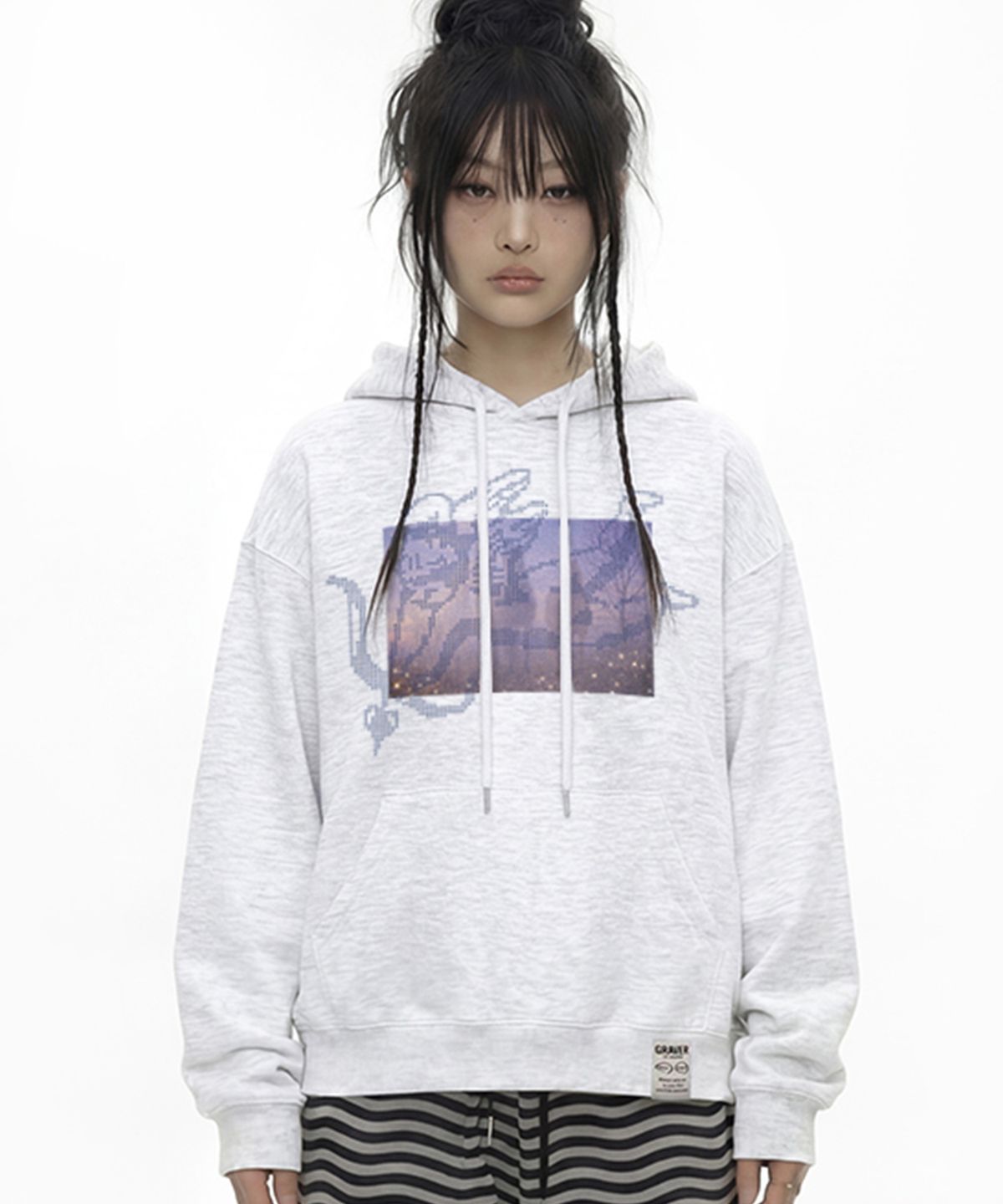 그레이버(GRAVER) [UNISEX]CUPID 후드티_3color