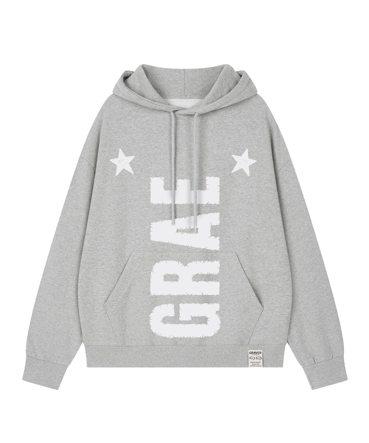 그레이버(GRAVER) [UNISEX]GRAE-STAR 후드티_5color