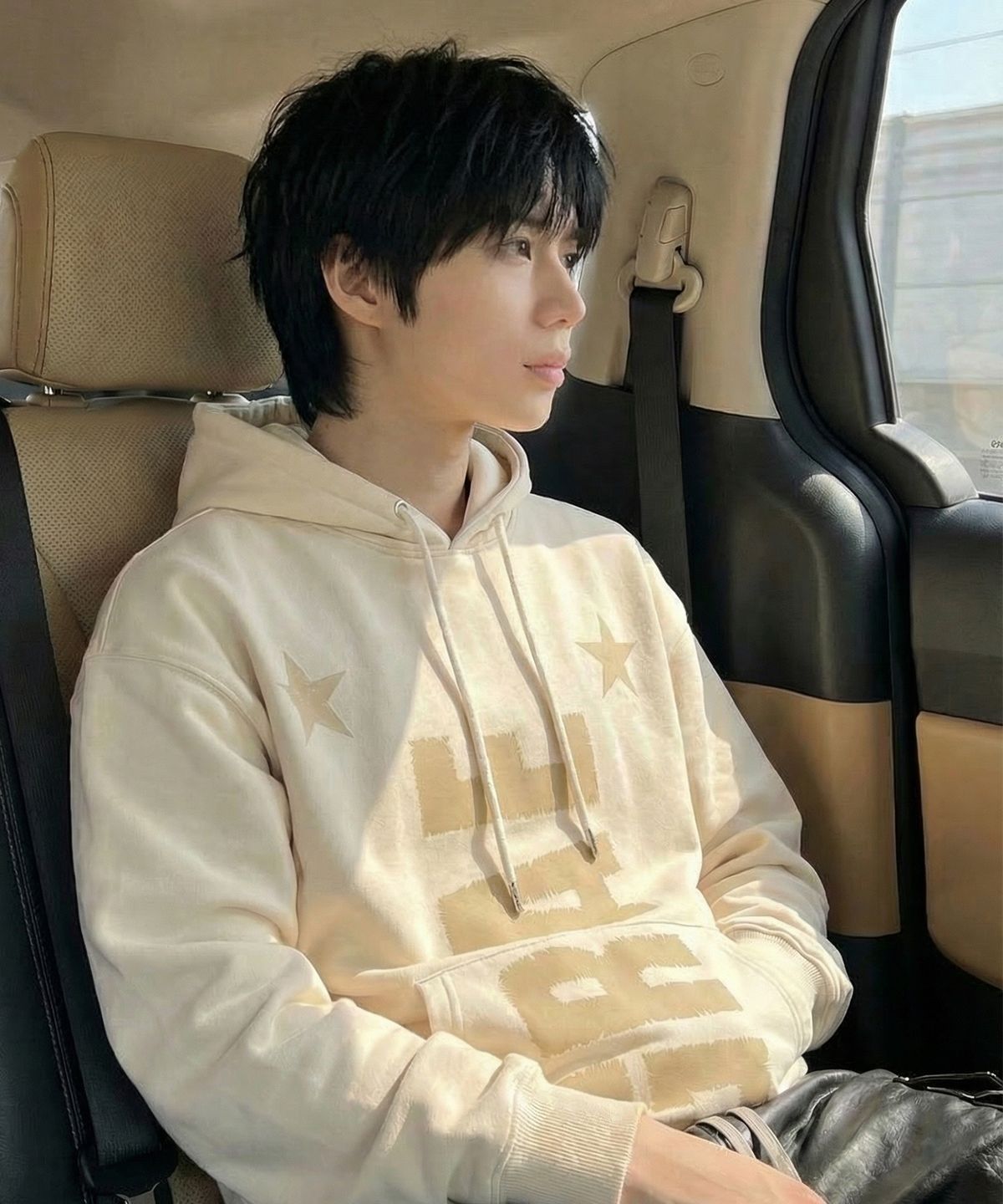 그레이버(GRAVER) [UNISEX]GRAE-STAR 후드티_SKY BLUE