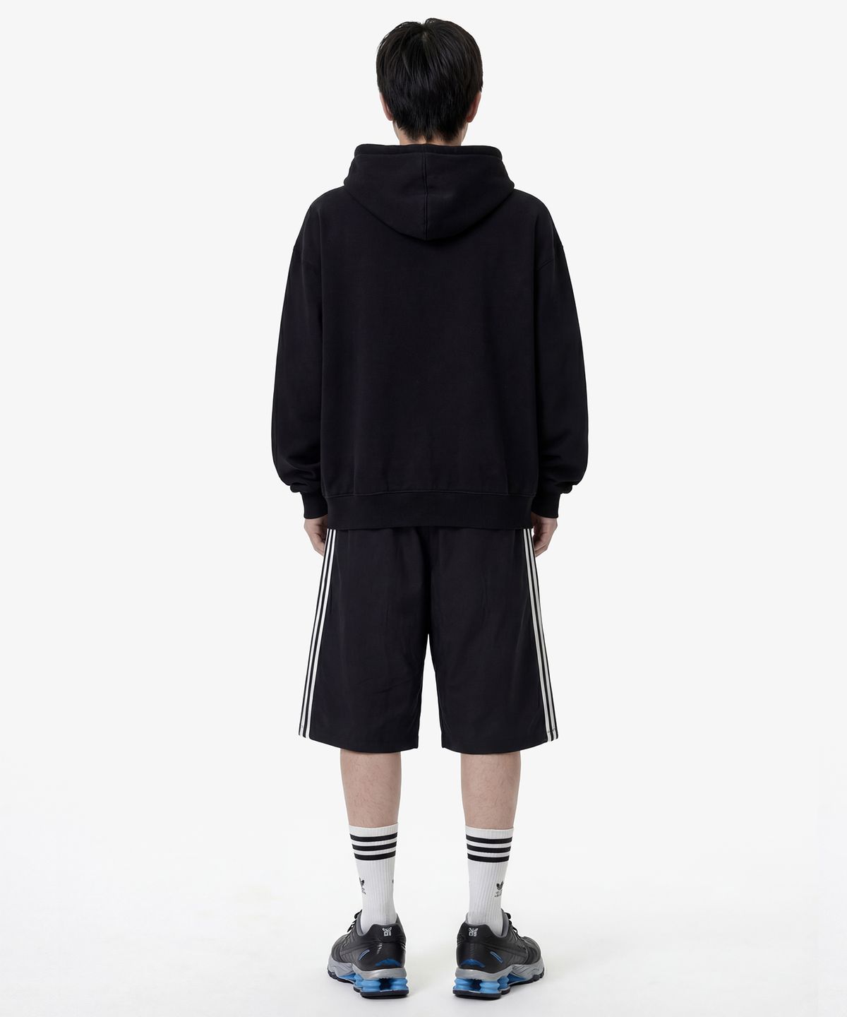 그레이버(GRAVER) [UNISEX]APPLIQUE G 후드티_3color