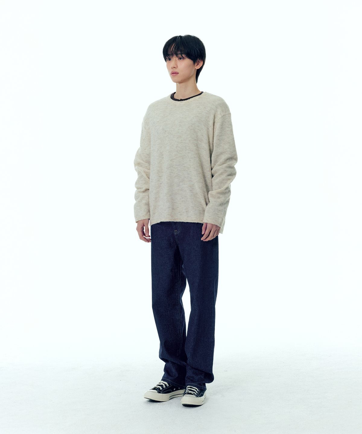 플랙(PLAC) 스트레이트 데님 팬츠 M10 인디고