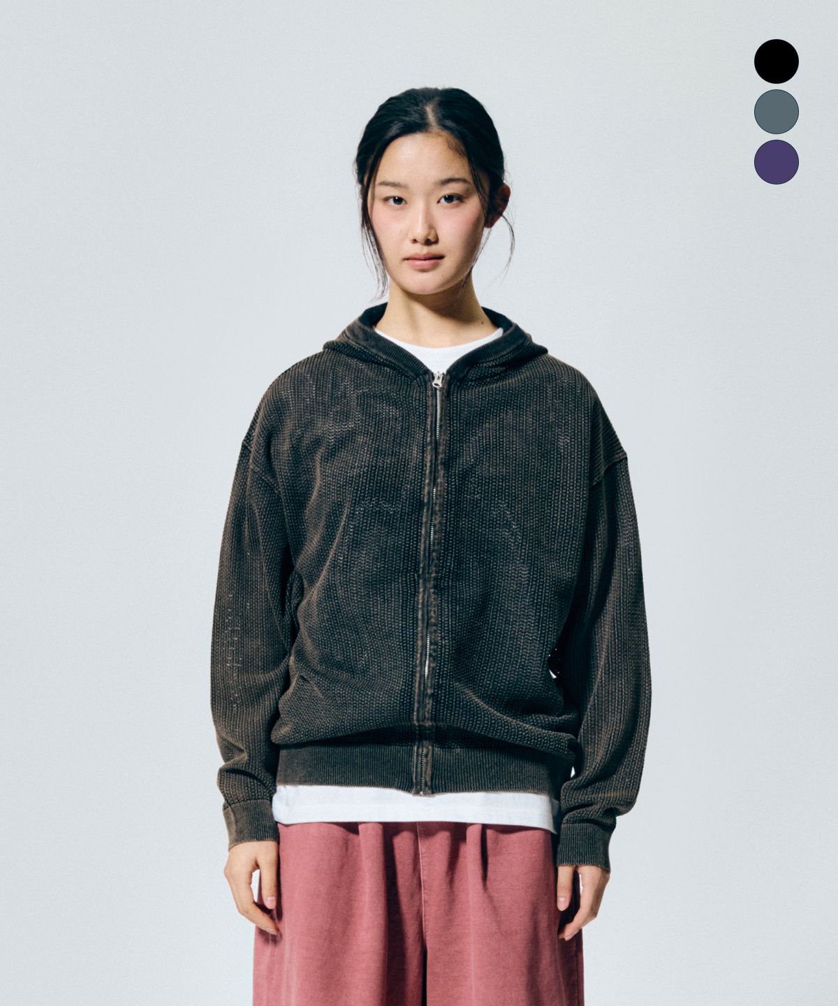 노티카(NAUTICA) 하버 넷 후드 집업 자켓(3colors) NHD5466