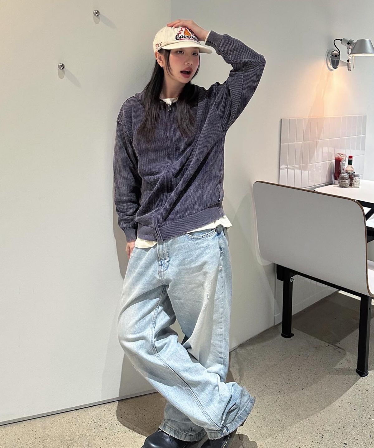 노티카(NAUTICA) 하버 넷 후드 집업 자켓(3colors) NHD5466