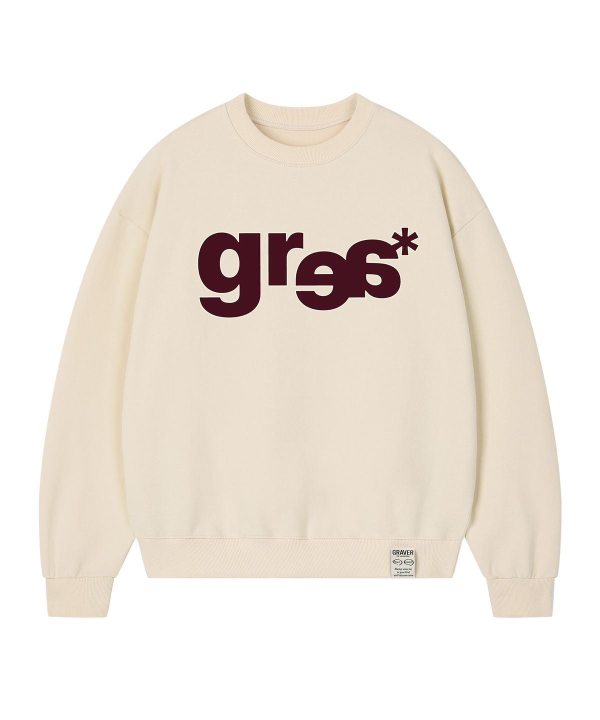 그레이버(GRAVER) [UNISEX]GRAE-S BASIC 맨투맨_5color