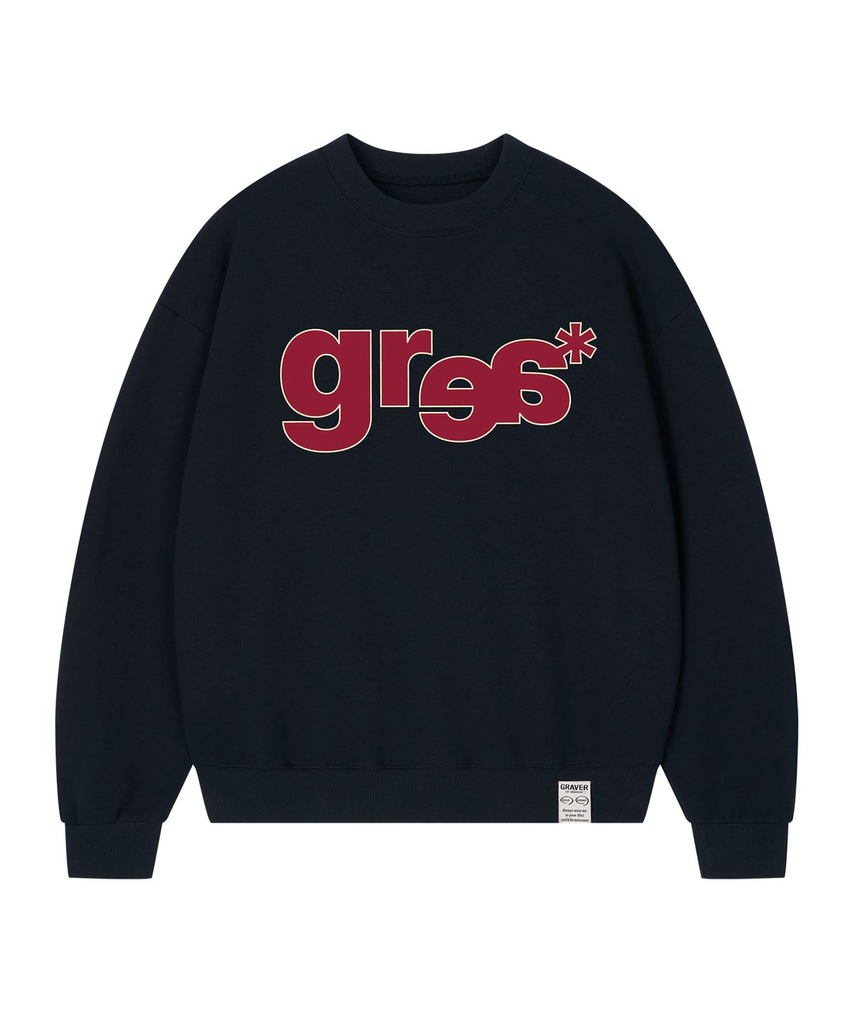 그레이버(GRAVER) [UNISEX]GRAE-S BASIC 맨투맨_5color