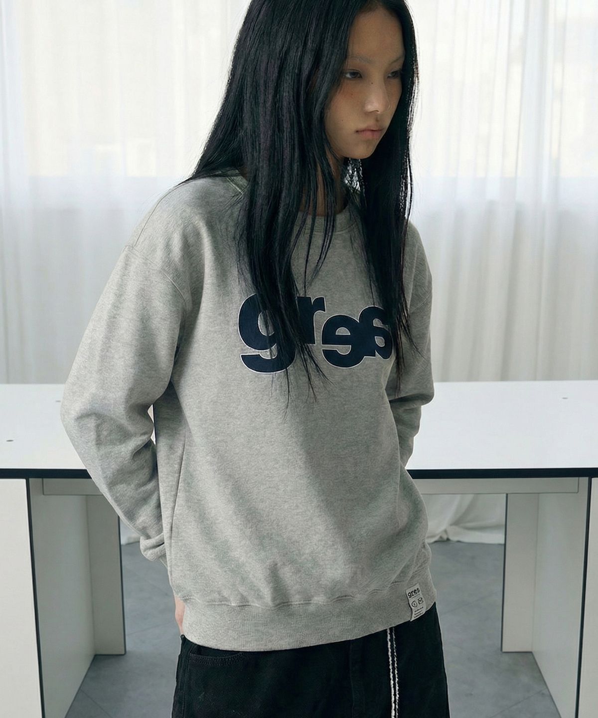 그레이버(GRAVER) [UNISEX]GRAE-S BASIC 맨투맨_5color