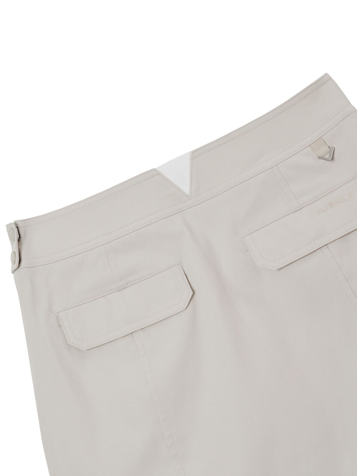 와이드앵글(WIDEANGLE) CO 아트웍 포인트 A라인 큐롯 L_Light Beige