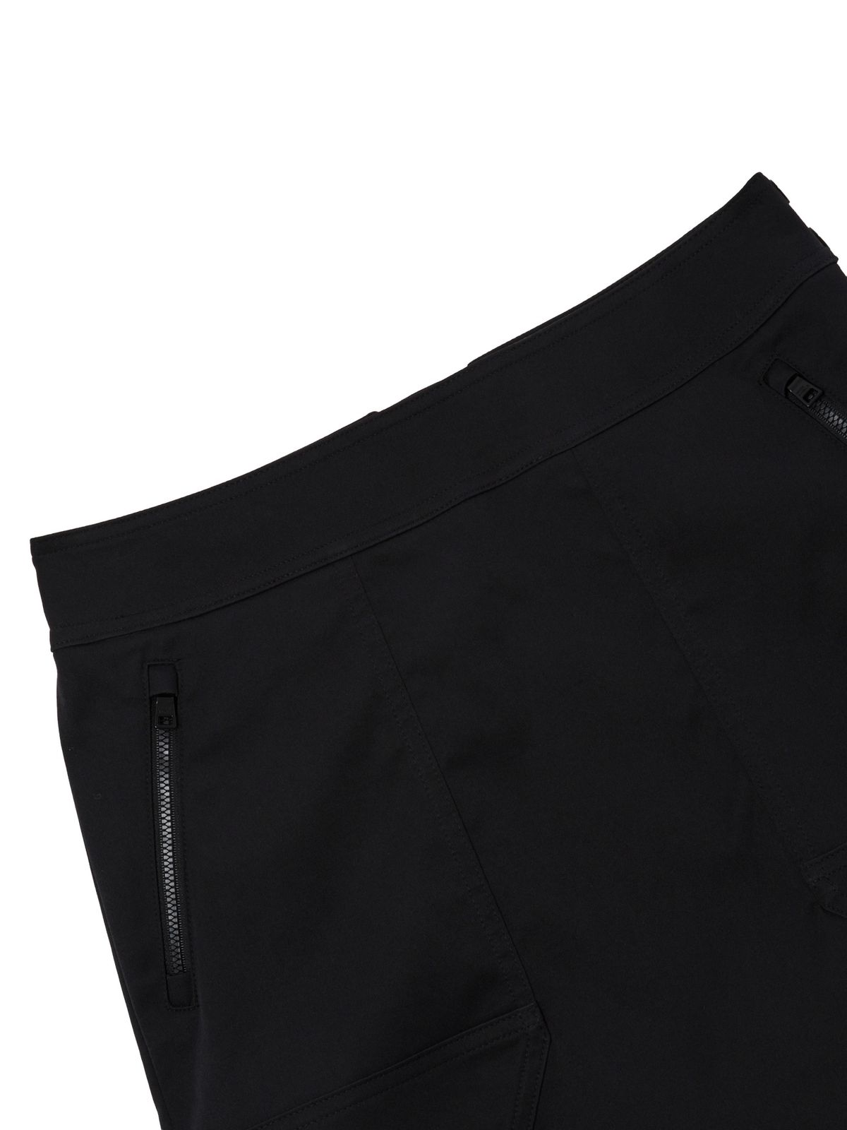 와이드앵글(WIDEANGLE) CO 아트웍 포인트 A라인 큐롯 L_Black
