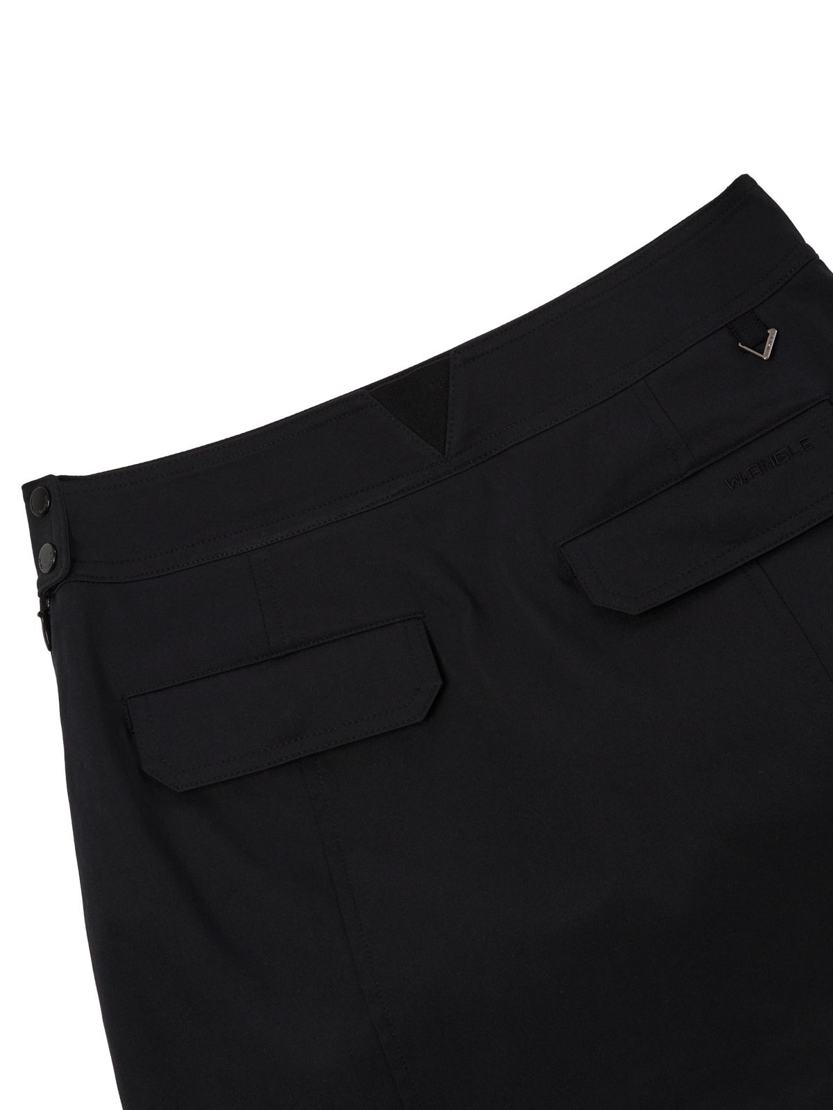 와이드앵글(WIDEANGLE) CO 아트웍 포인트 A라인 큐롯 L_Black