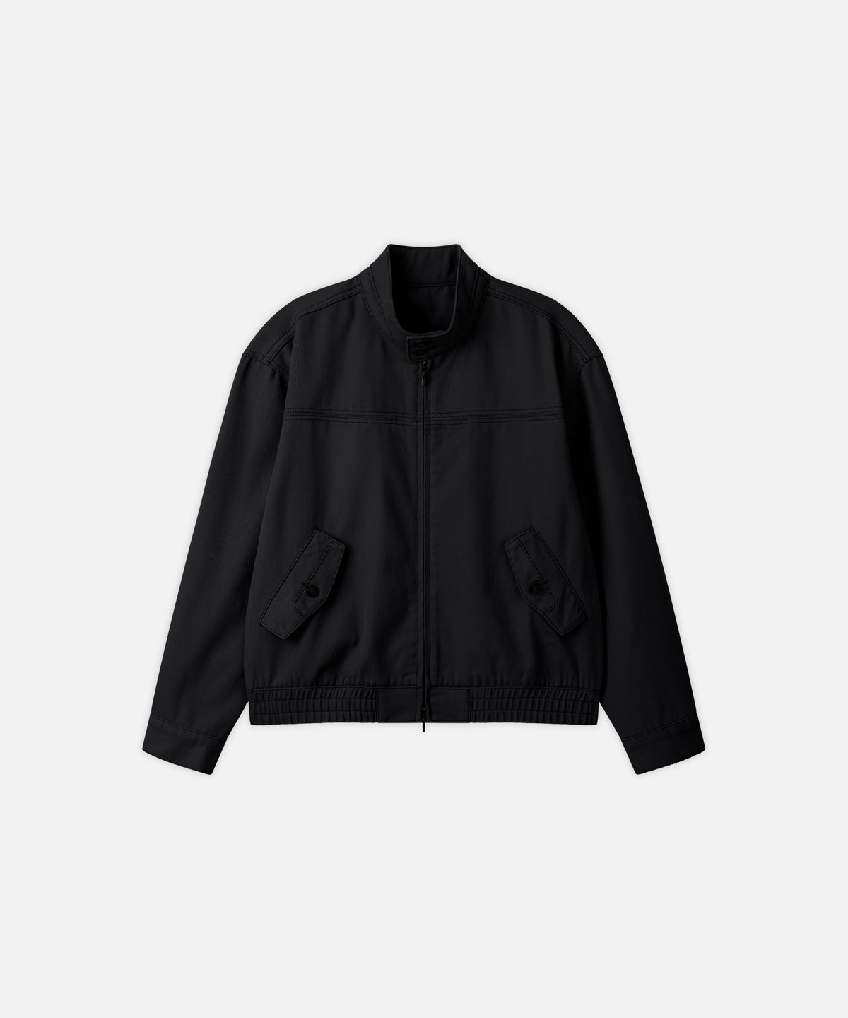 드로우핏(DRAW FIT) 이글 해링턴 워싱 자켓 [BLACK]