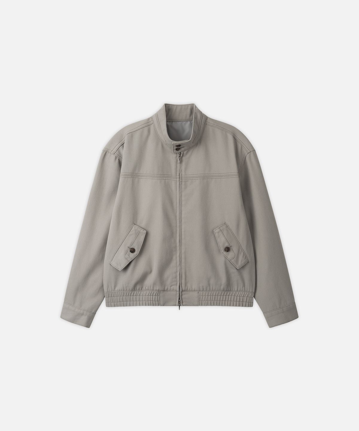 드로우핏(DRAW FIT) 이글 해링턴 워싱 자켓 [LIGHT GREY]