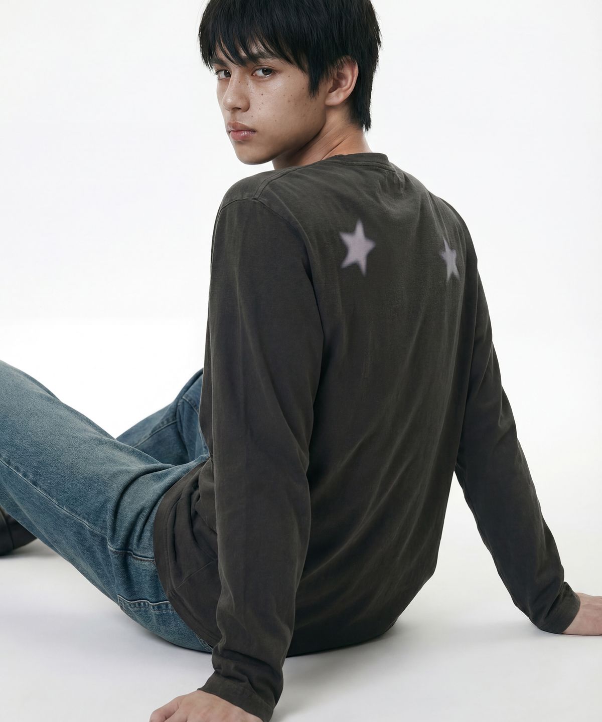 그레이버(GRAVER) [UNISEX]MY HORSE 롱슬리브 티셔츠_2color
