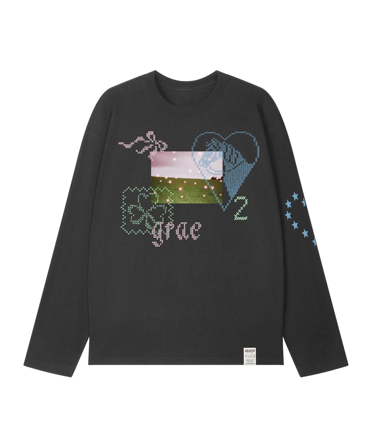 그레이버(GRAVER) [UNISEX]DREAMY 롱슬리브 티셔츠_3color
