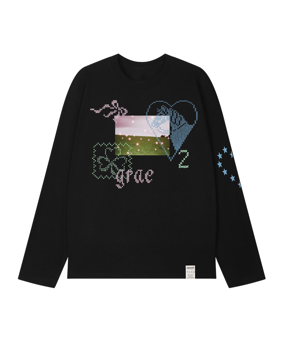 그레이버(GRAVER) [UNISEX]DREAMY 롱슬리브 티셔츠_3color