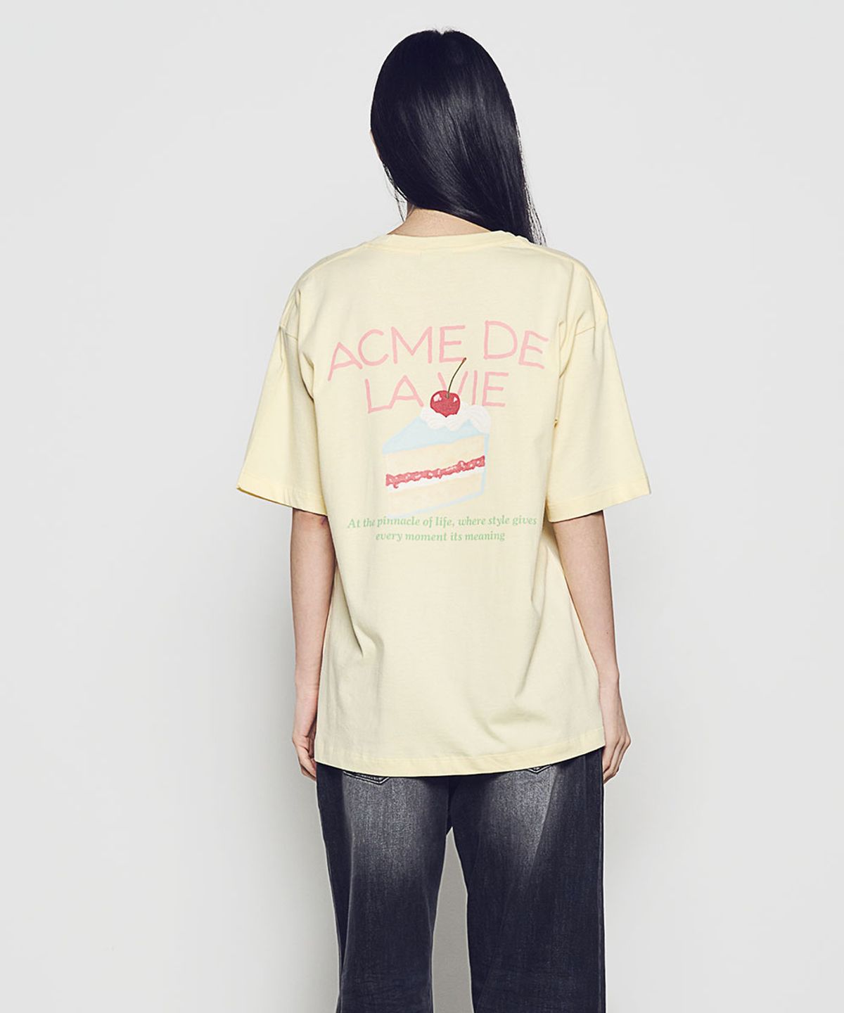 아크메드라비(ACME DE LA VIE) A PIECE OF CAKE SHORT SLEEVE T-SHIRT (4COLOR)