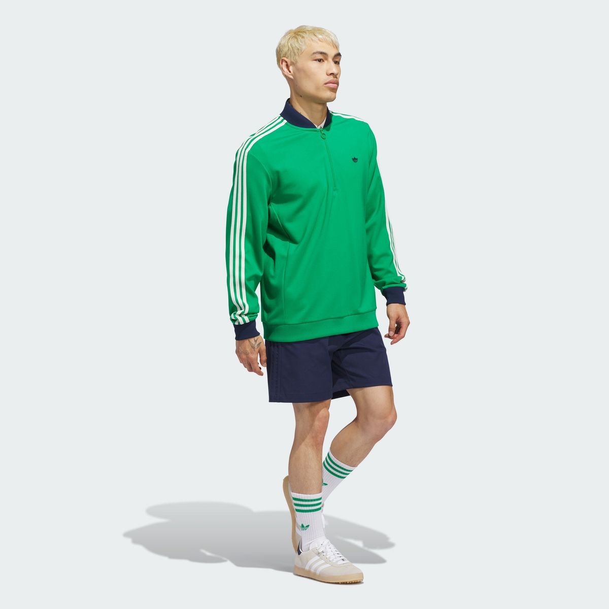 아디다스 골프(ADIDAS GOLF) 오리지널스 3S 쿼터집 스웨트셔츠 KB8626