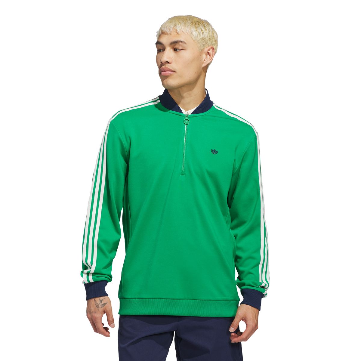 아디다스 골프(ADIDAS GOLF) 오리지널스 3S 쿼터집 스웨트셔츠 KB8626