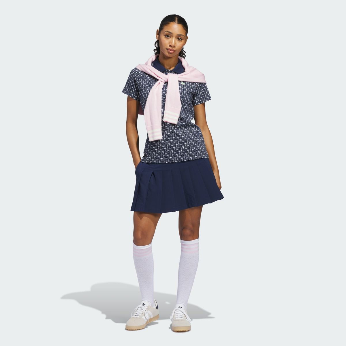 아디다스 골프(ADIDAS GOLF) Originals All Over Trefoil 폴로 셔츠 KE7774
