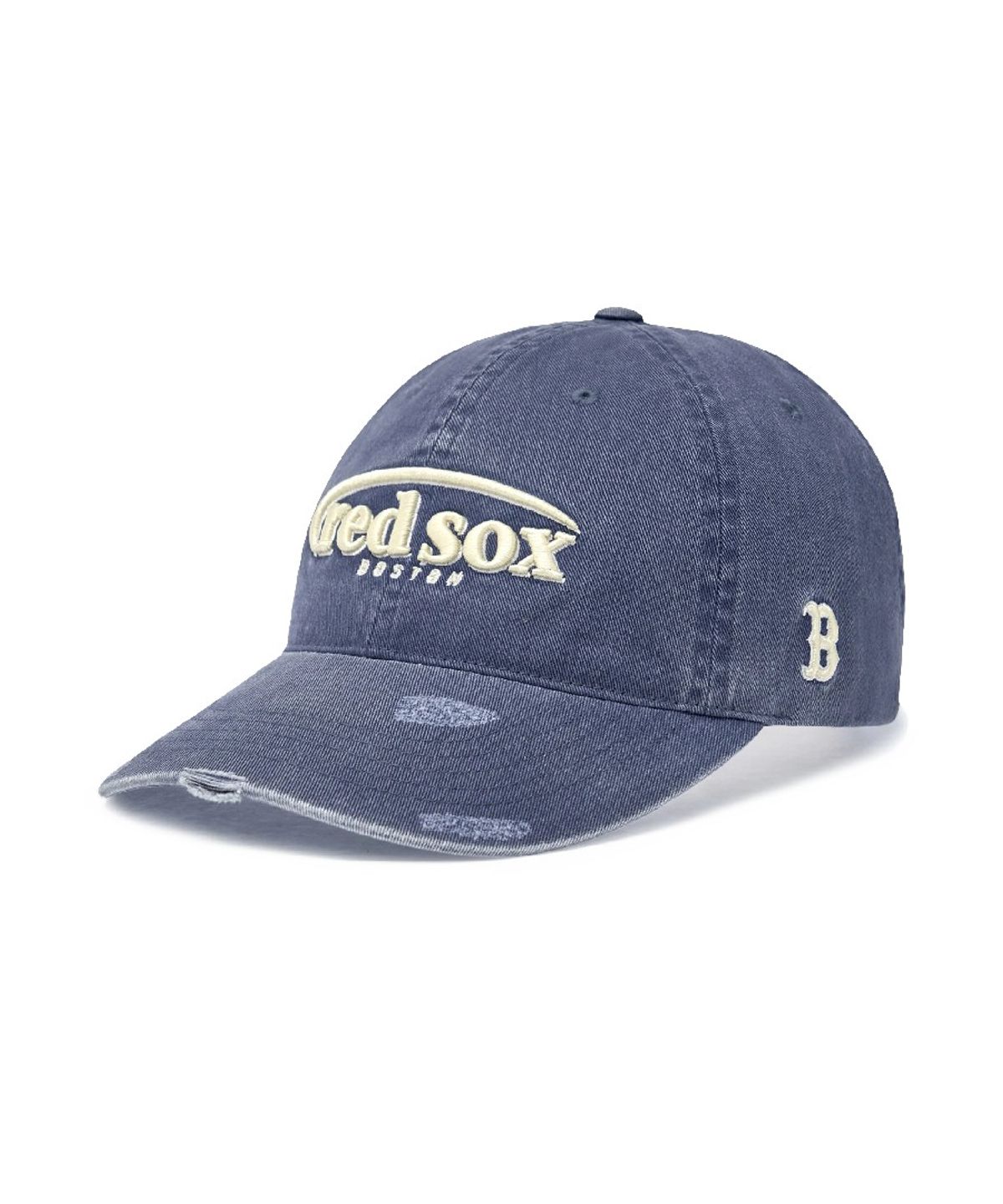 엠엘비(MLB) 빈티지 데미지 커브 로고 언스트럭쳐 볼캡 BOS (L.Navy)