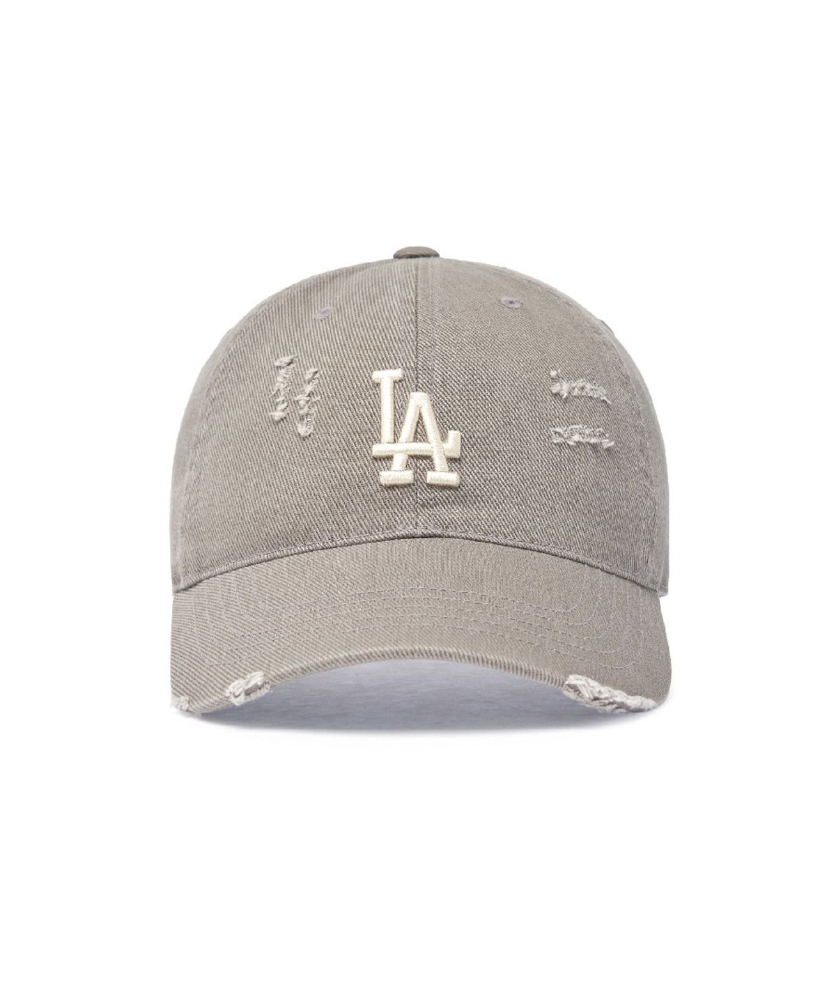 엠엘비(MLB) 데미지 워싱 언스트럭쳐 볼캡 LA (Grey)