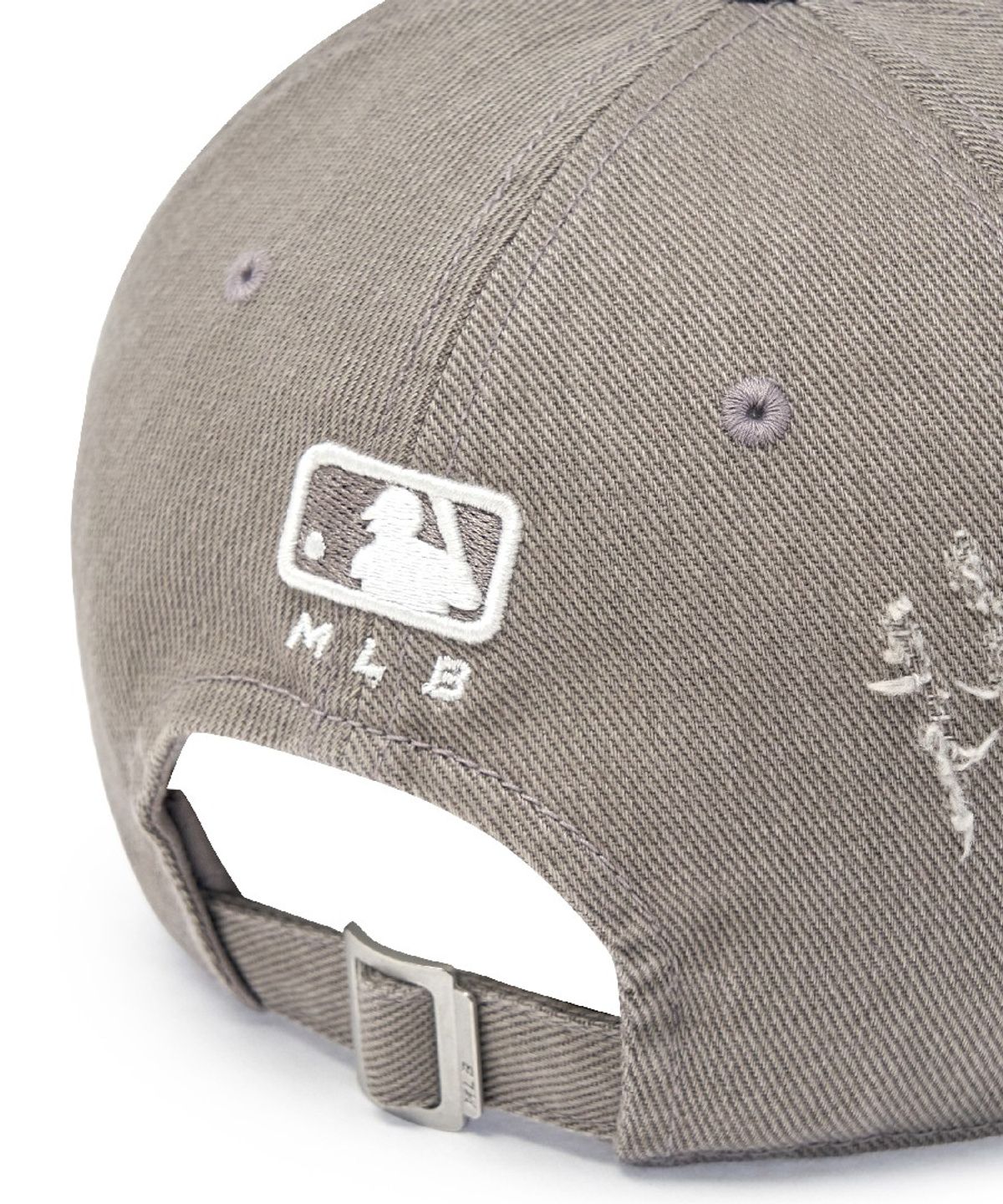 엠엘비(MLB) 데미지 워싱 언스트럭쳐 볼캡 LA (Grey)