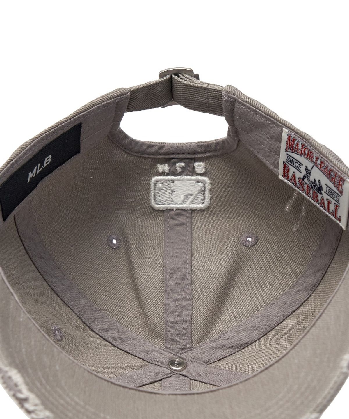 엠엘비(MLB) 데미지 워싱 언스트럭쳐 볼캡 LA (Grey)