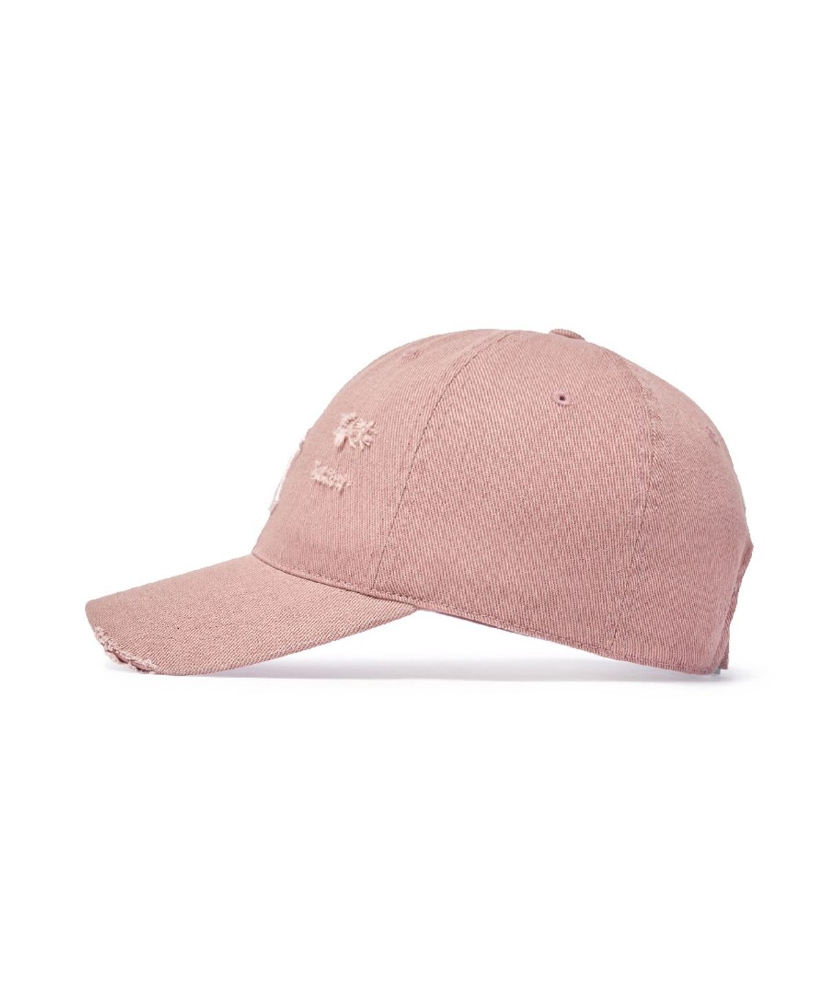 엠엘비(MLB) 데미지 워싱 언스트럭쳐 볼캡 NY (Mg.Pink)