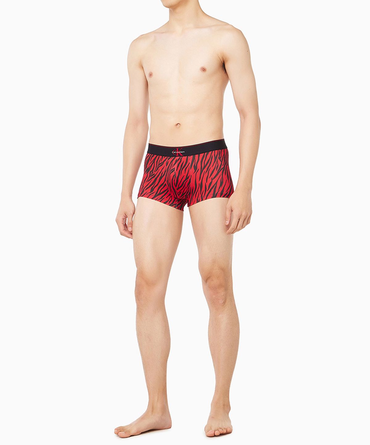 캘빈클라인 언더웨어(CALVIN KLEIN UNDERWEAR) 남성 CK 그래픽 마이크로 로우 라이즈 트렁크_NB44944X5