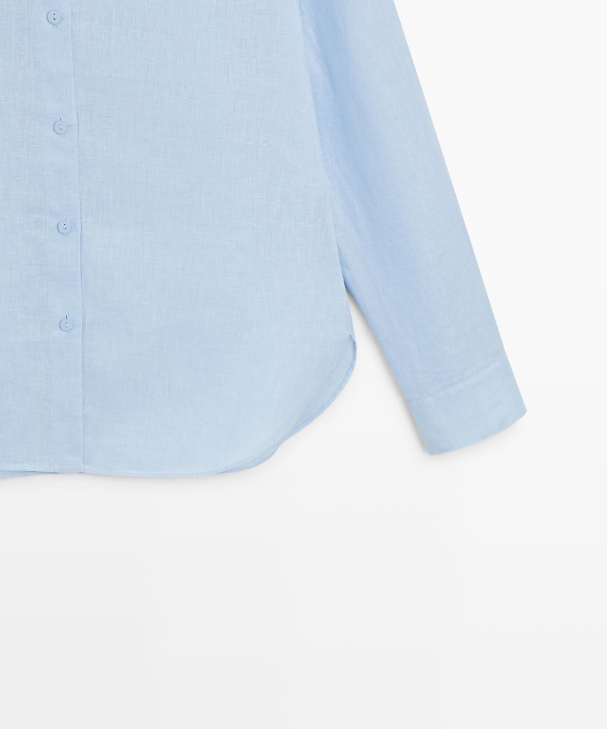 마시모두띠(MASSIMO DUTTI) 100% 린넨 루즈핏 셔츠