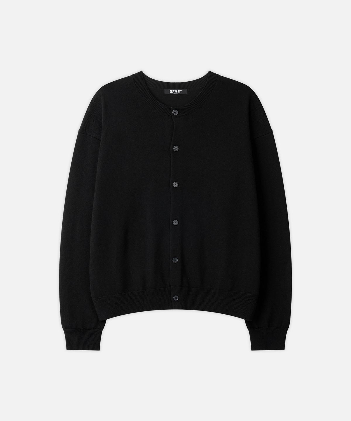드로우핏(DRAW FIT) 울 실크 라운드 크롭 가디건 [3color]