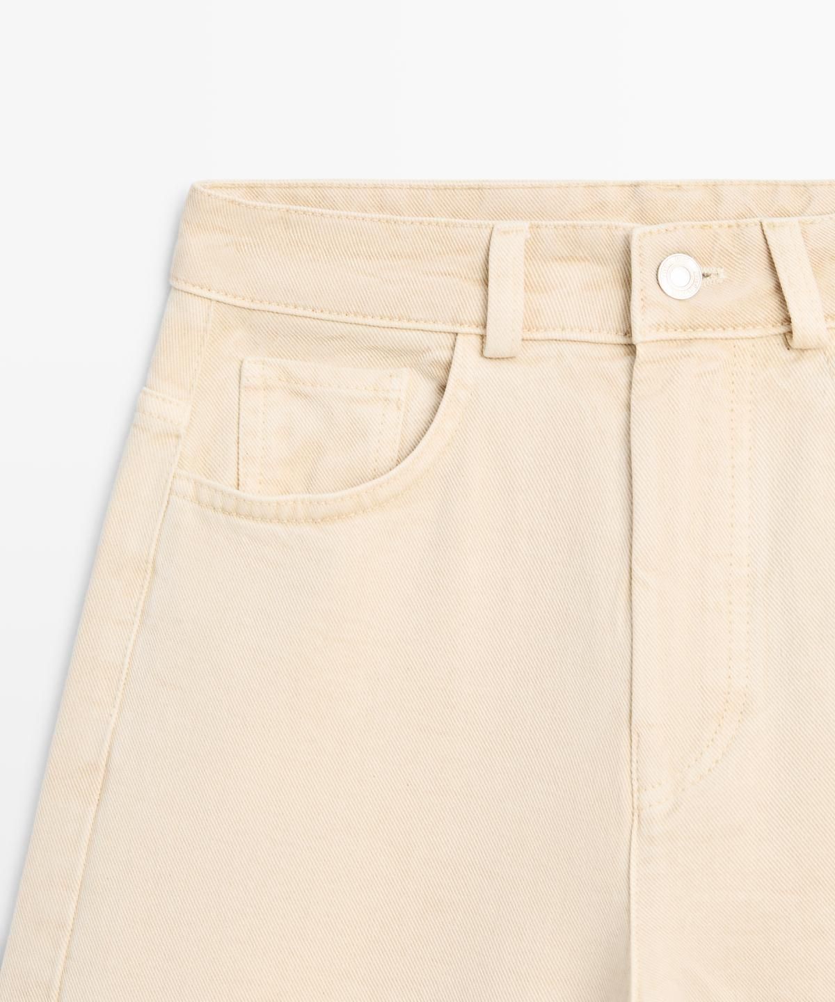 마시모두띠(MASSIMO DUTTI) 로우라이즈 와이드 레그 팬츠