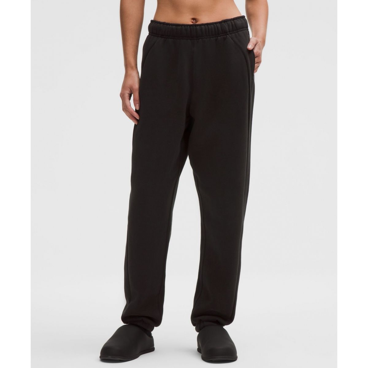 룰루레몬(LULULEMON) 스쿠바 미드라이즈 오버사이즈드 조거 *아시아 핏  BLK