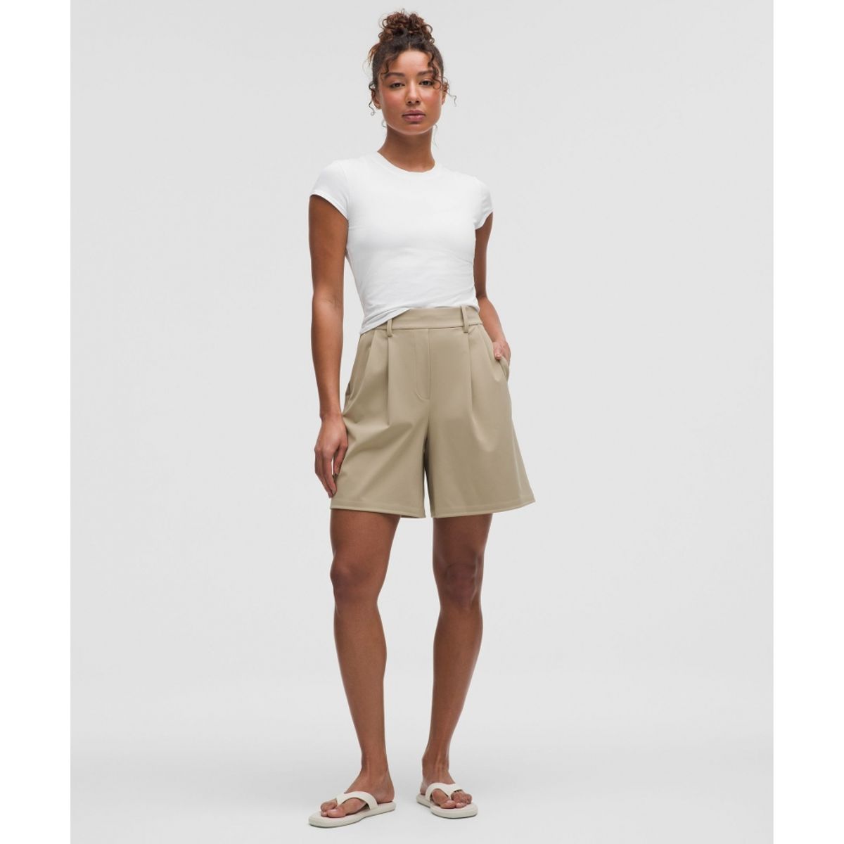 룰루레몬(LULULEMON) 코튼 베이비 티  WHT