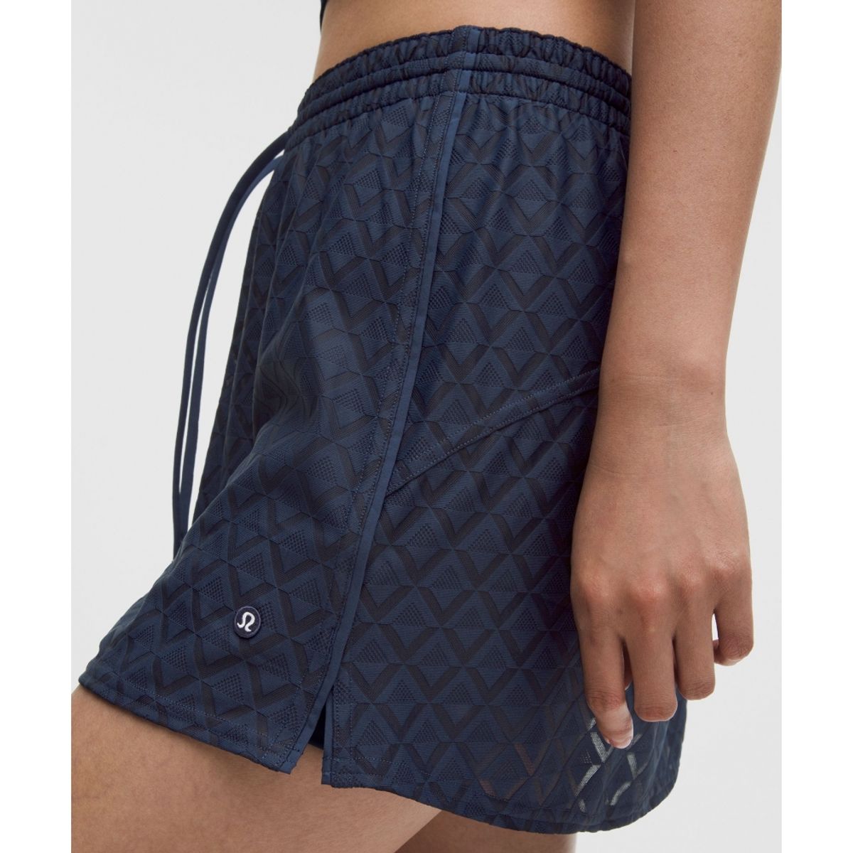 룰루레몬(LULULEMON) 텍스처드 메쉬 하이라이즈 테니스 스커트  CLBL CLBL