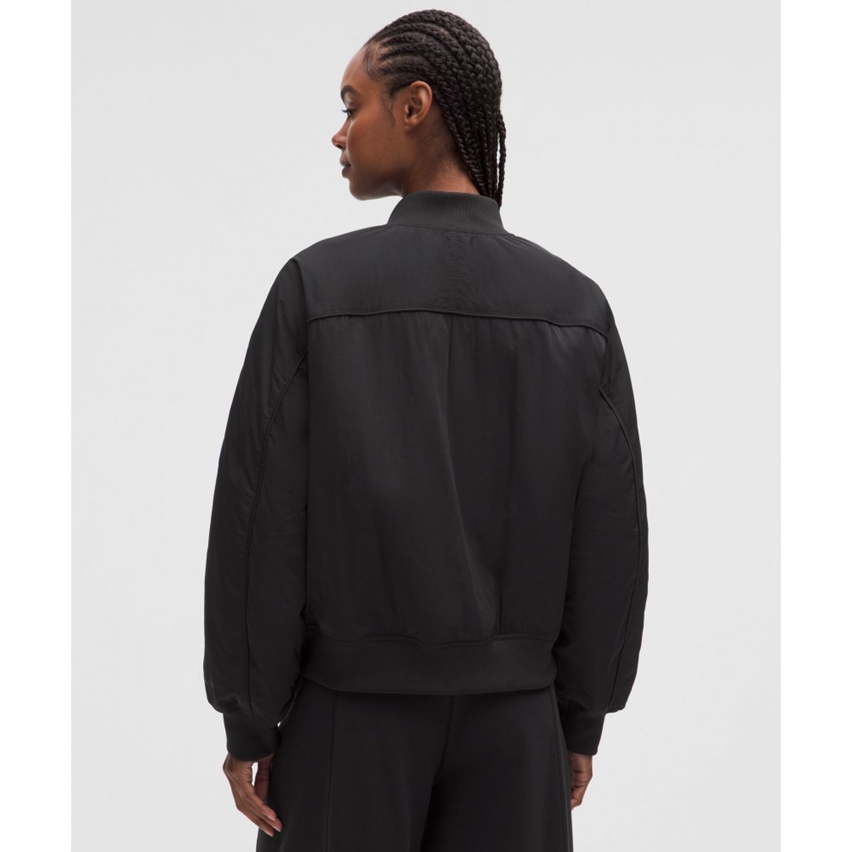 룰루레몬(LULULEMON) 우먼스 컬리지어트 보머 재킷  BLK BLK
