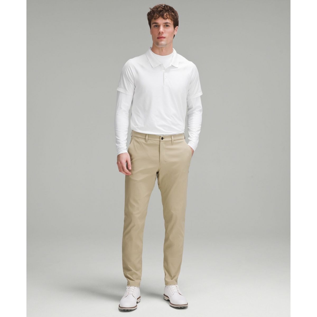 룰루레몬(LULULEMON) 모크넥 골프 롱슬리브 베이스 레이어  WHT