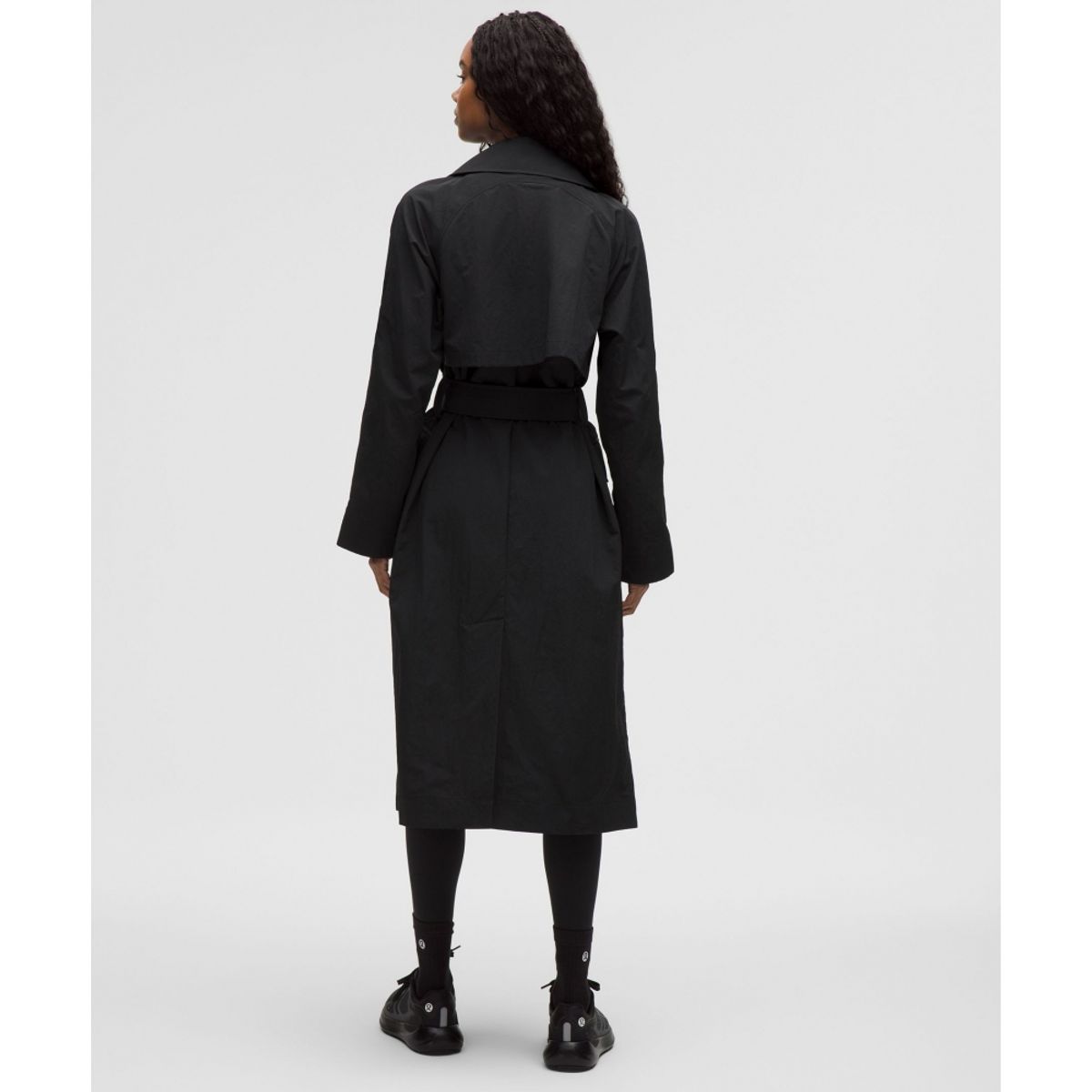 룰루레몬(LULULEMON) 클래식 핏 트렌치코트  BLK