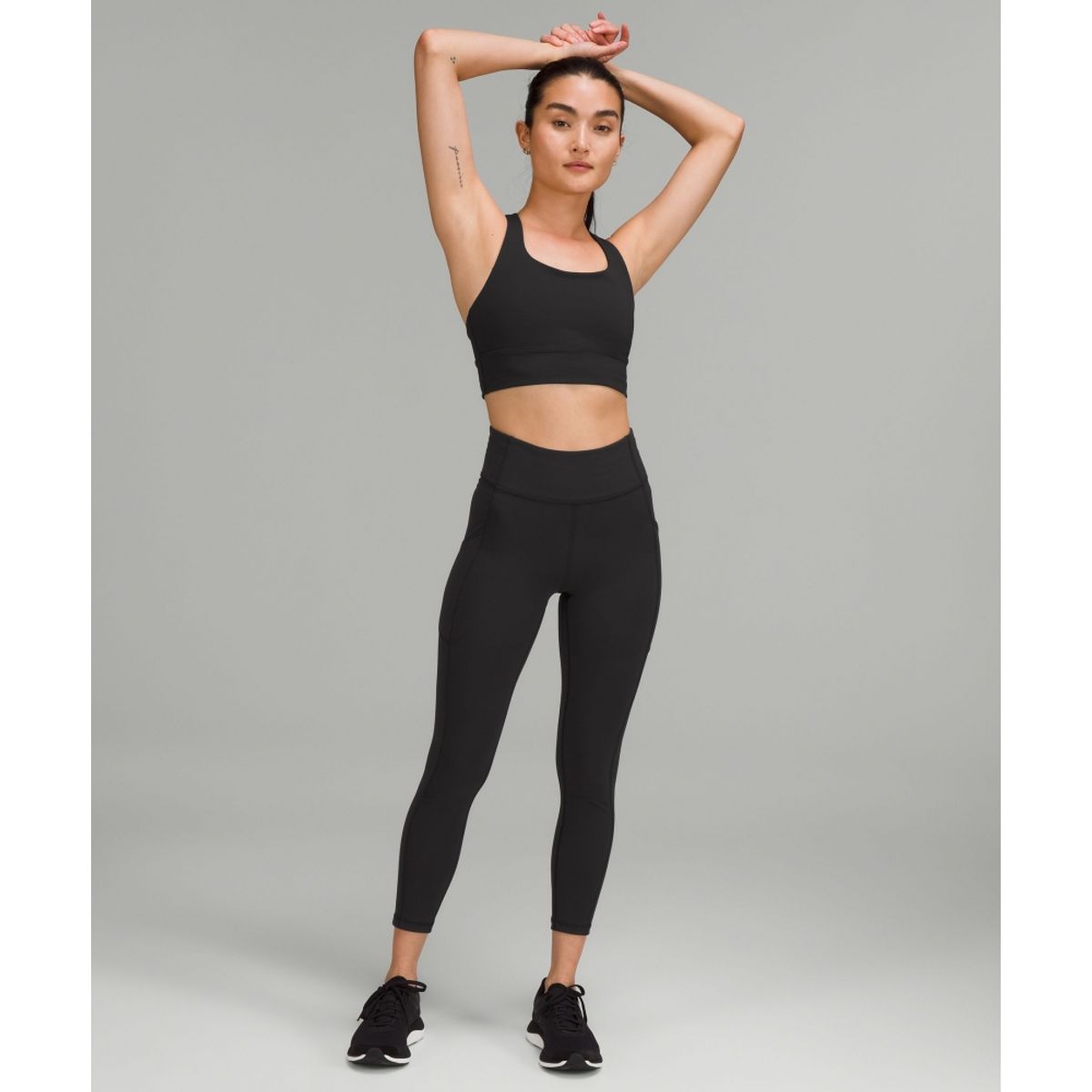 룰루레몬(LULULEMON) 인비고레이트 하이라이즈 타이츠 24inch *아시아 핏  BLK