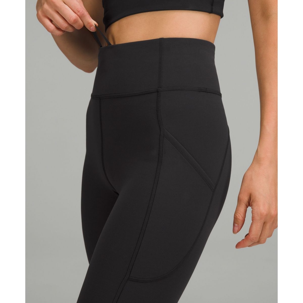 룰루레몬(LULULEMON) 인비고레이트 하이라이즈 타이츠 24inch *아시아 핏  BLK