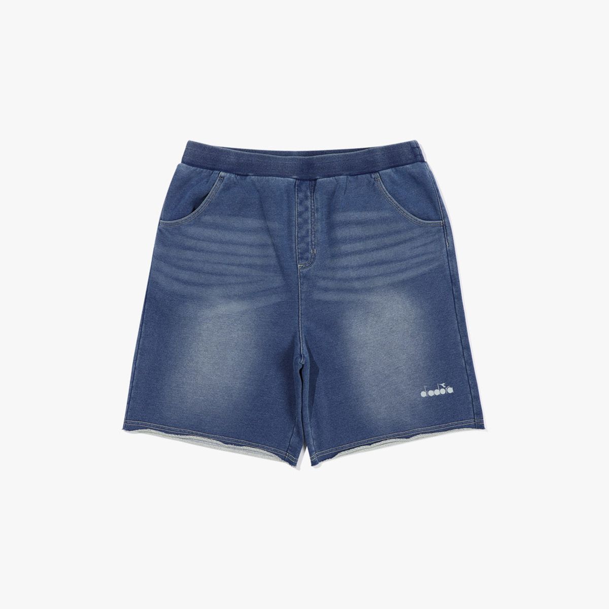 디아도라(diadora) 이큅 워싱 데님 5부 스웻 쇼츠 DENIM