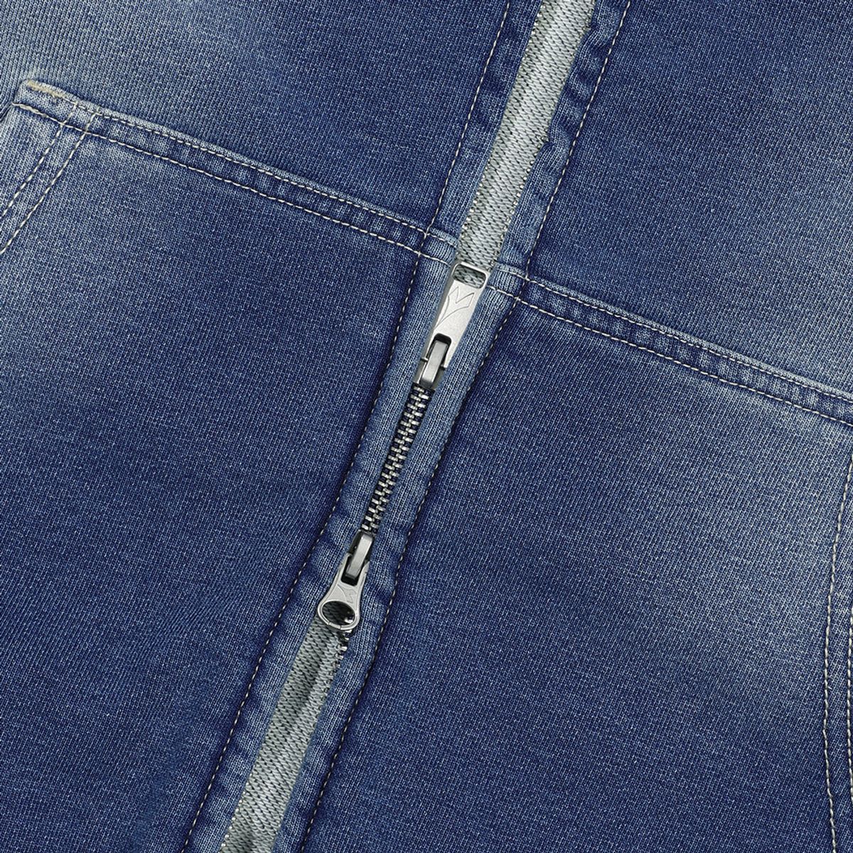 디아도라(diadora) 이큅 워싱 데님 후드집업 자켓 DENIM