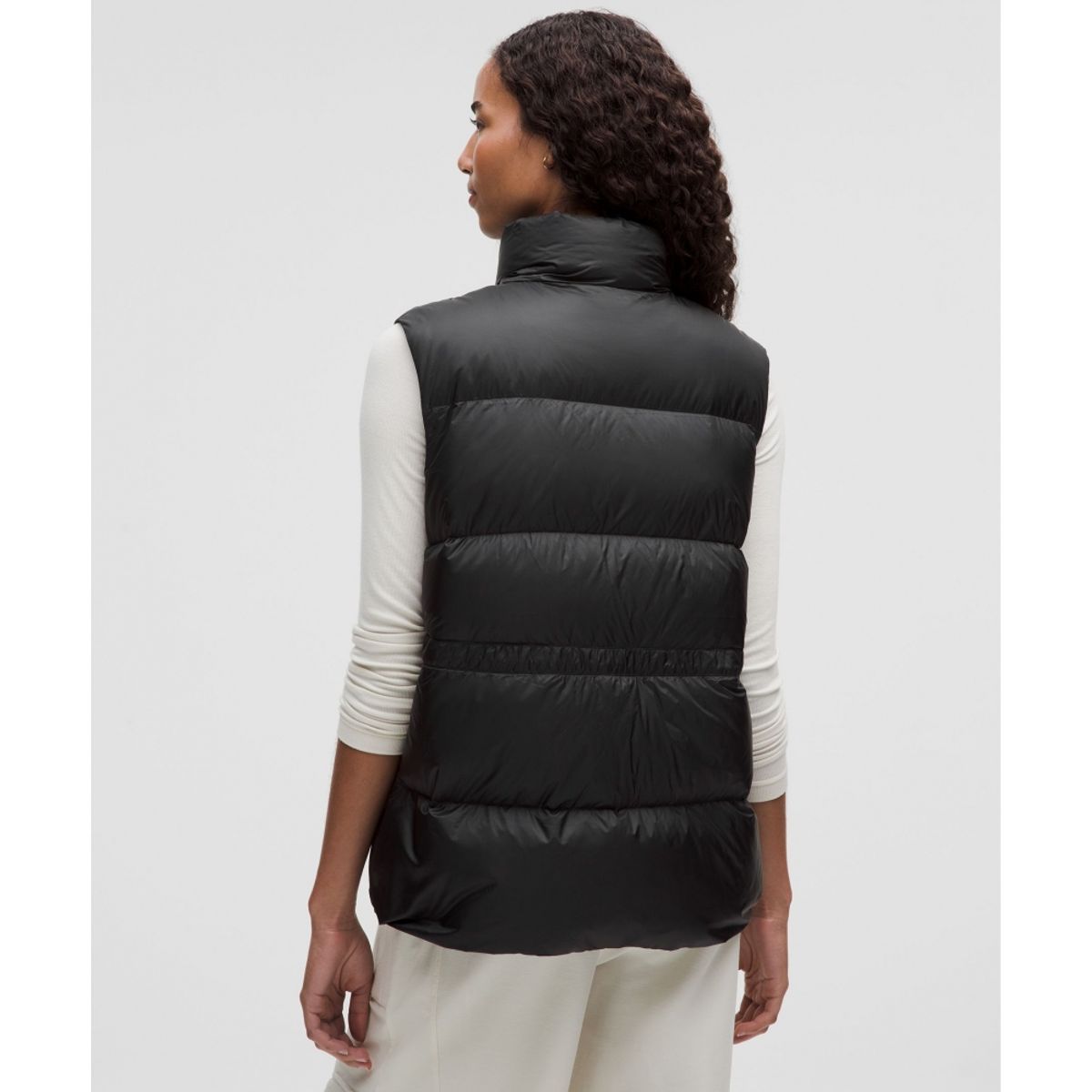 룰루레몬(LULULEMON) 페더웨이트 900 다운 필 푸퍼 베스트  BLK