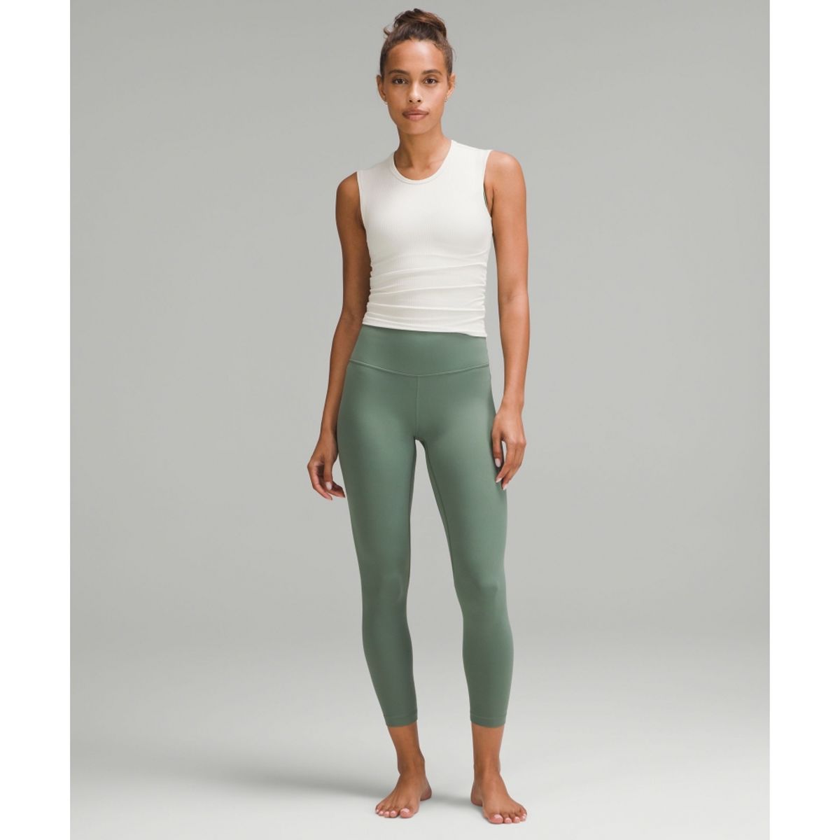 룰루레몬(LULULEMON) 올 잇 테익스 백 트위스트 리브드 탱크탑  BONE