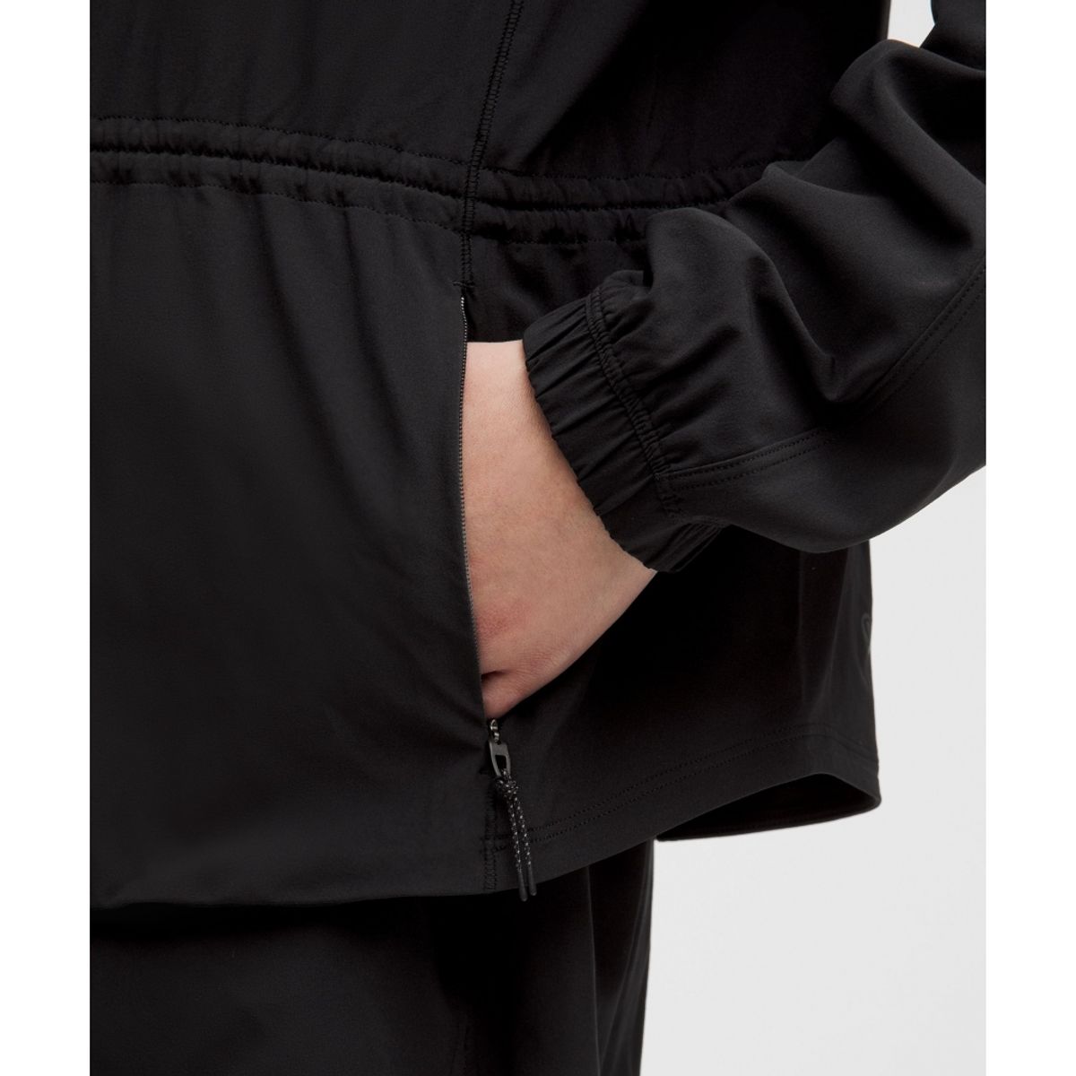 룰루레몬(LULULEMON) UV 프로텍티브 신치 웨이스트 러닝 재킷  BLK