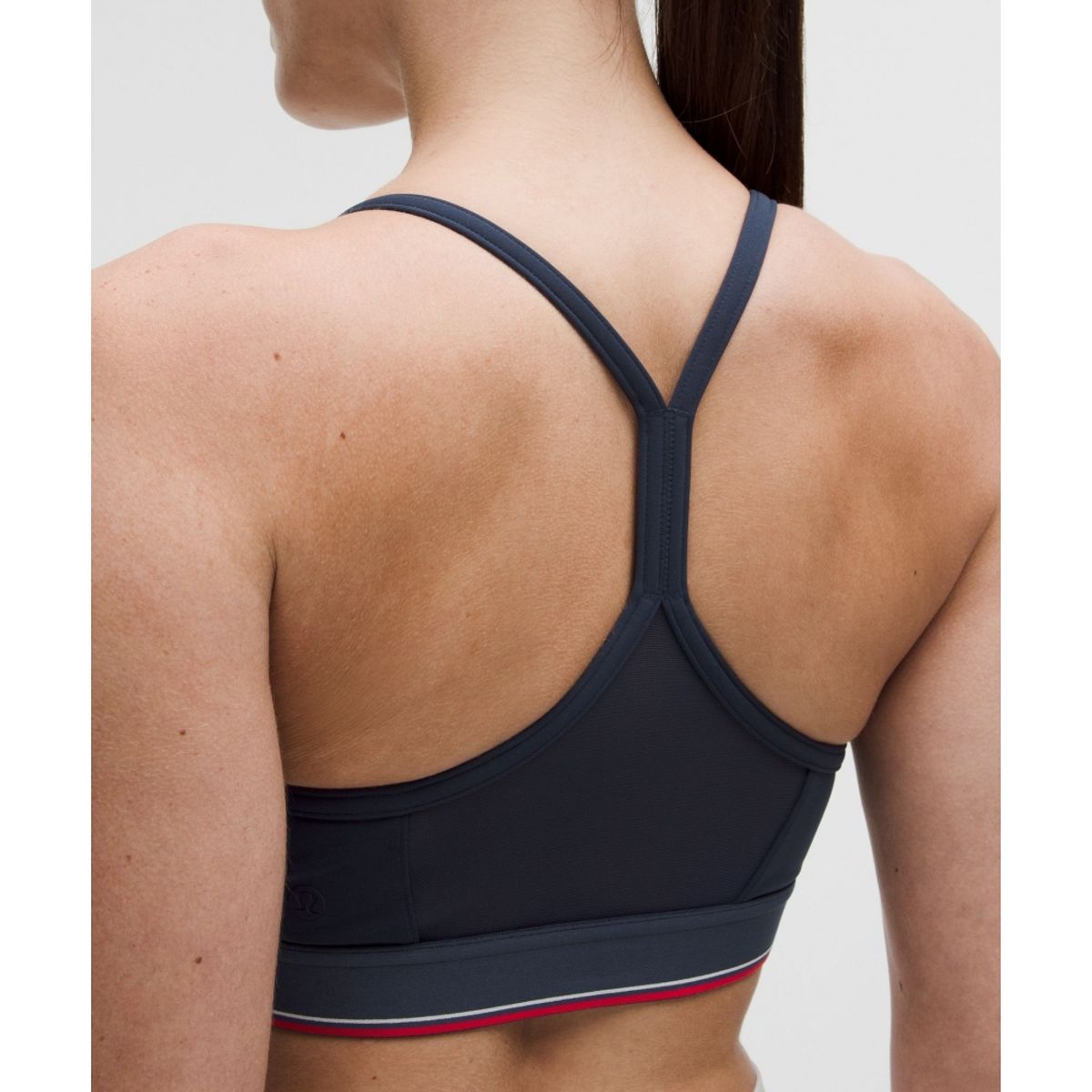 룰루레몬(LULULEMON) 플로우 Y 미드 서포트 브라 로고 *B C컵  CLBL